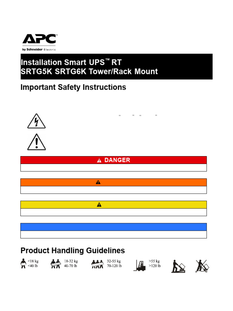 UPS Safety and Installation Guidelines | PDF | Mains Electricity ...