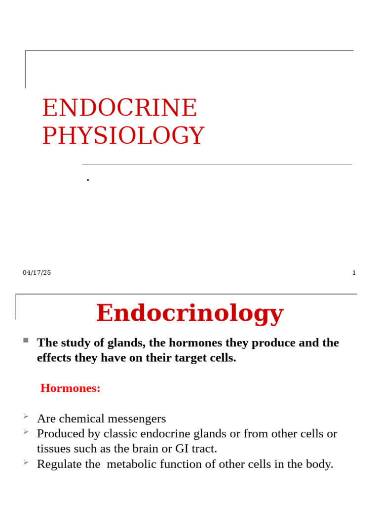 Chapter 7 - Endocronology | PDF | Adrenal Gland | Insulin
