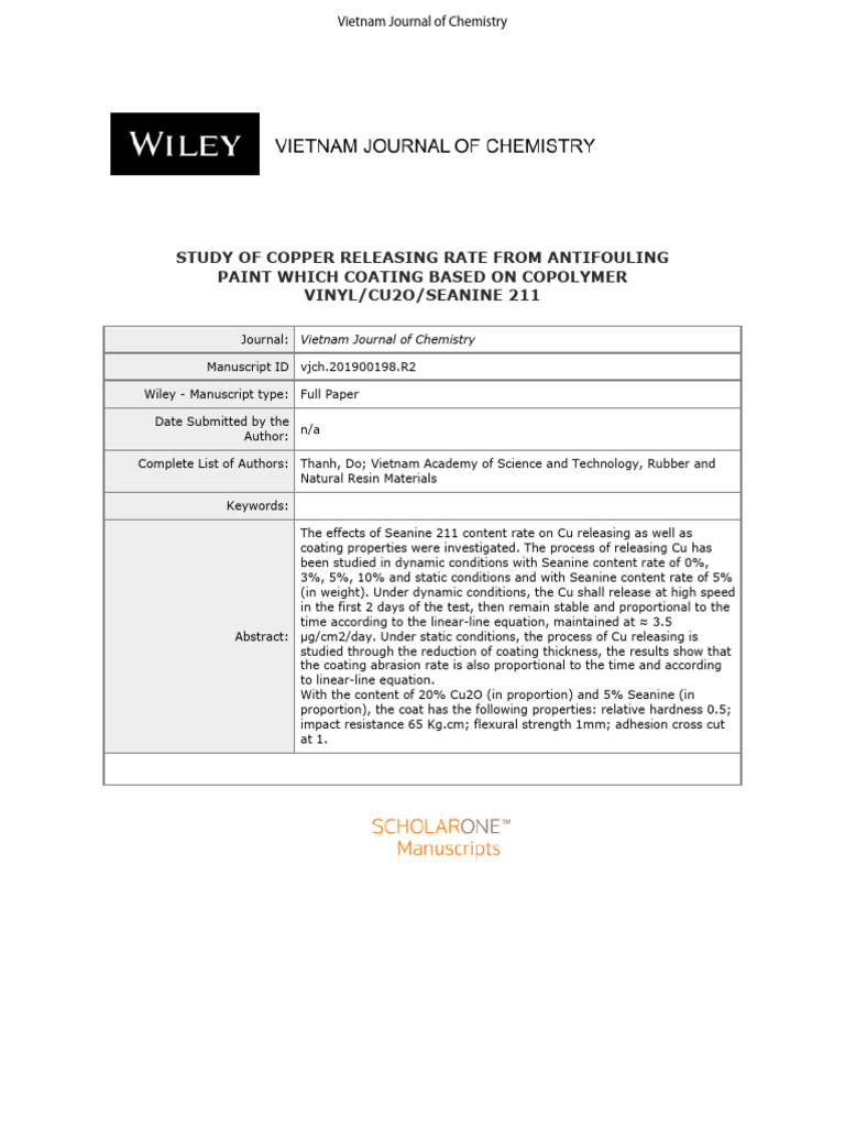 vjch.201900198.R2 Proof Hi | PDF | Paint | Polyvinyl Chloride