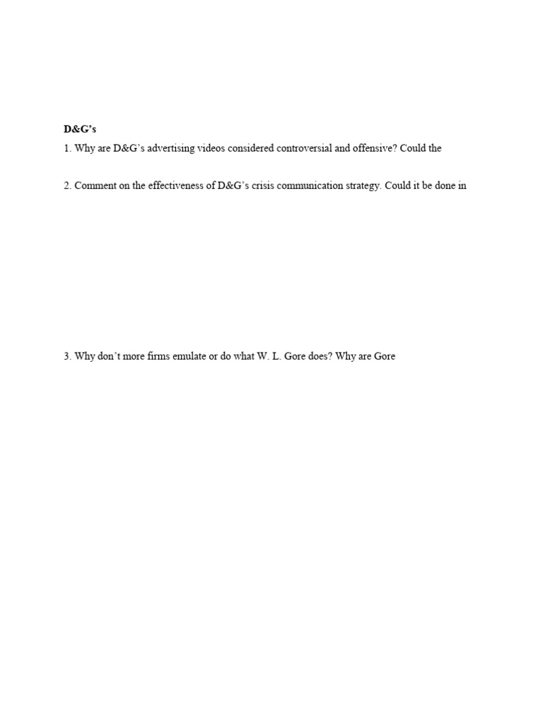 Case Study Questions | PDF
