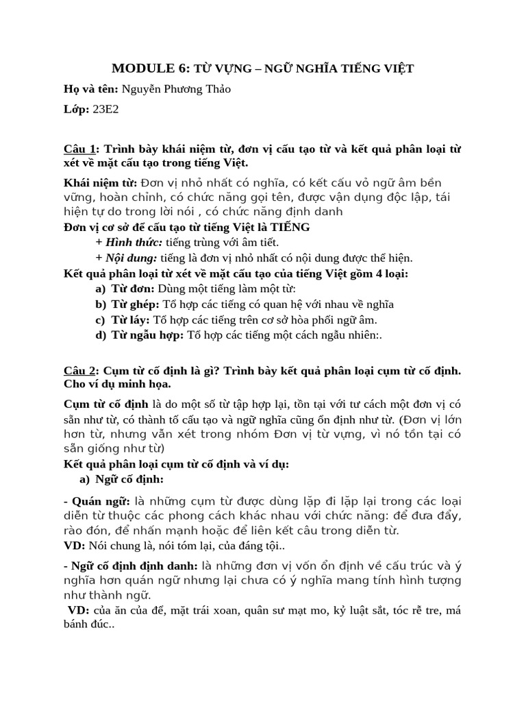BT Module 6 | PDF