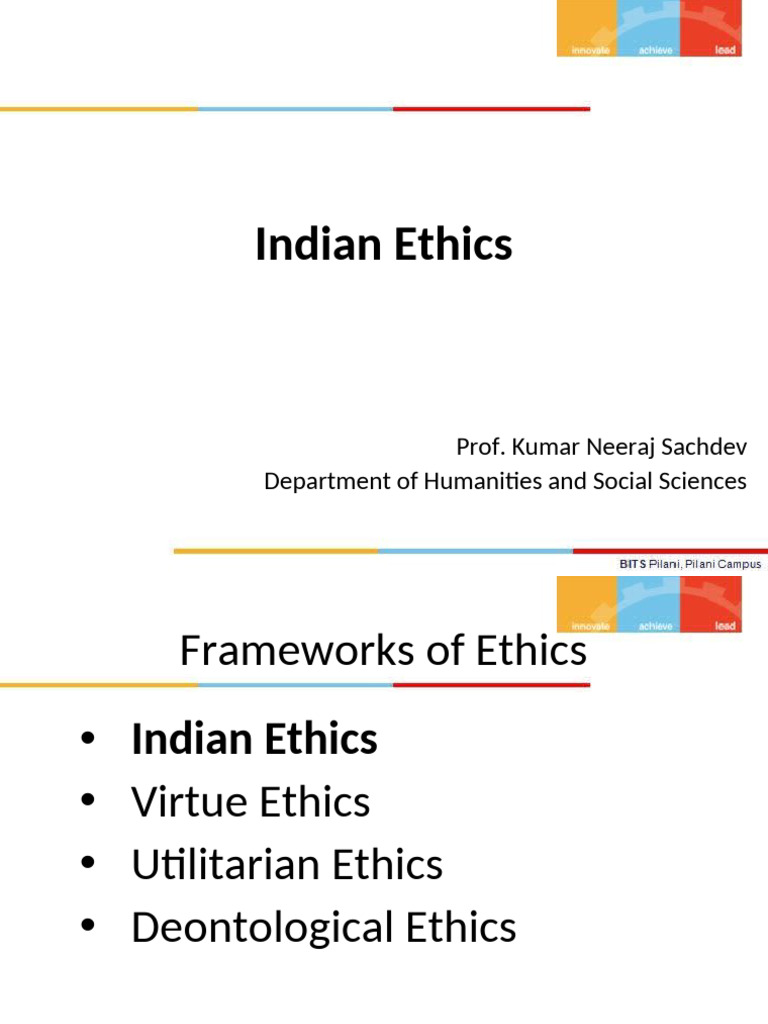 Indian Ethical Frameworks Explained | PDF | Vedas | Noble Eightfold Path