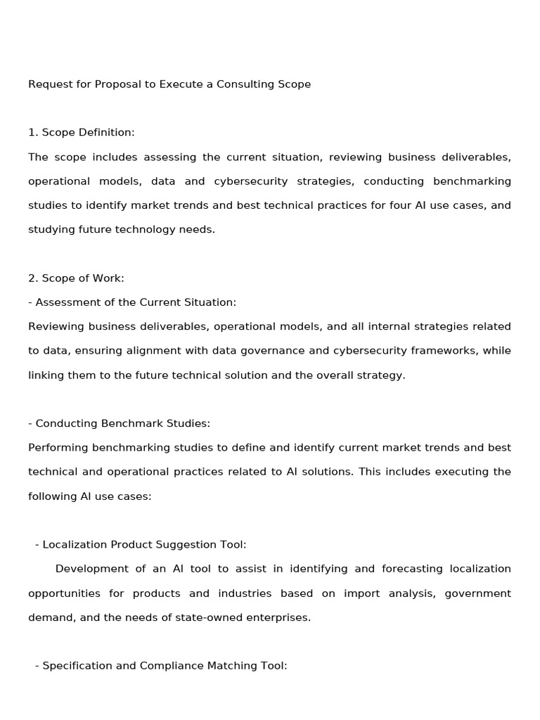 Consulting Scope Proposal en | PDF