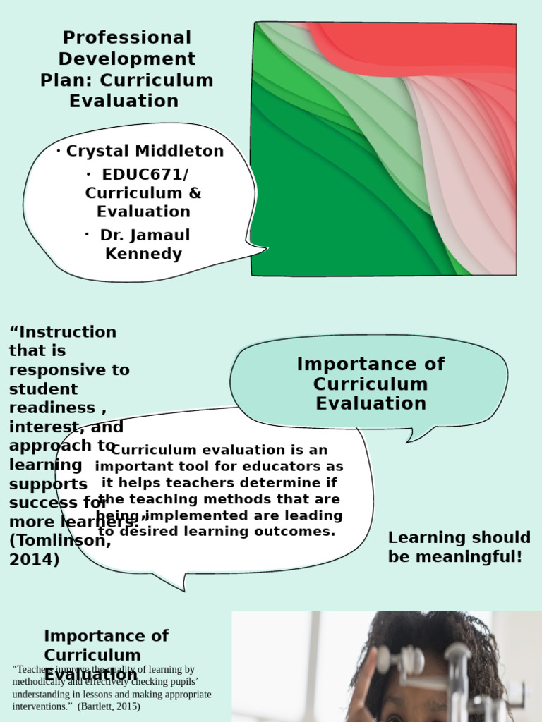 Curriculum Evaluation for Educators | PDF | Educational Assessment ...