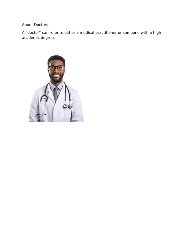 DOCTOR | PDF