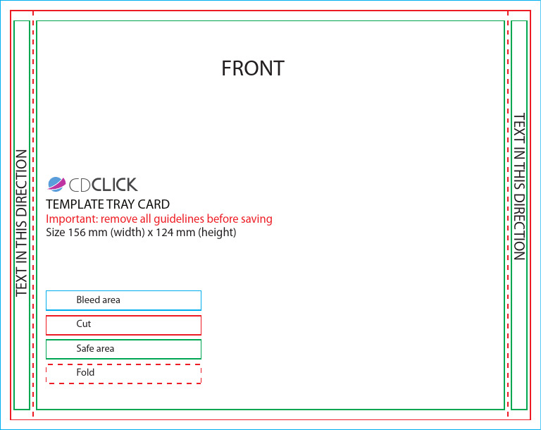 CD Tray Card Template Guide | PDF
