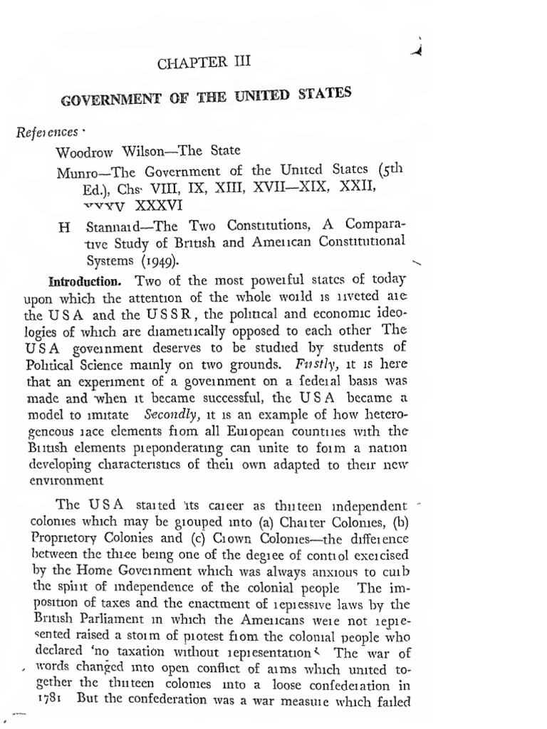Overview of U.S. Government History | PDF