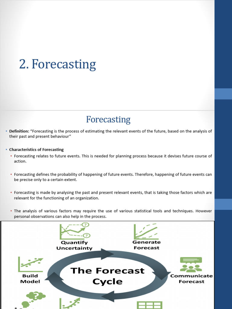 Effective Forecasting Techniques Explained | PDF | Forecasting ...
