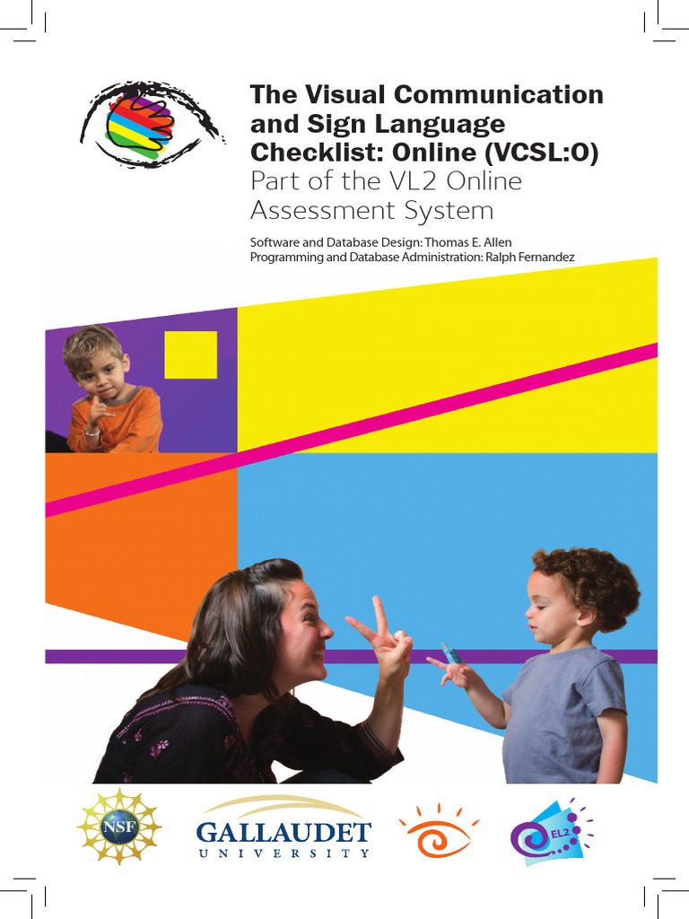 VCSL: Online ASL Development Tool | PDF | Hearing Loss | Sign Language