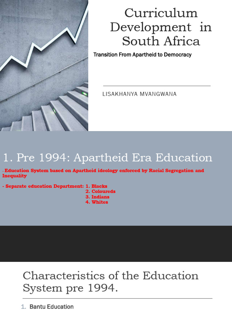South Africa's Curriculum Evolution Post-Apartheid | PDF