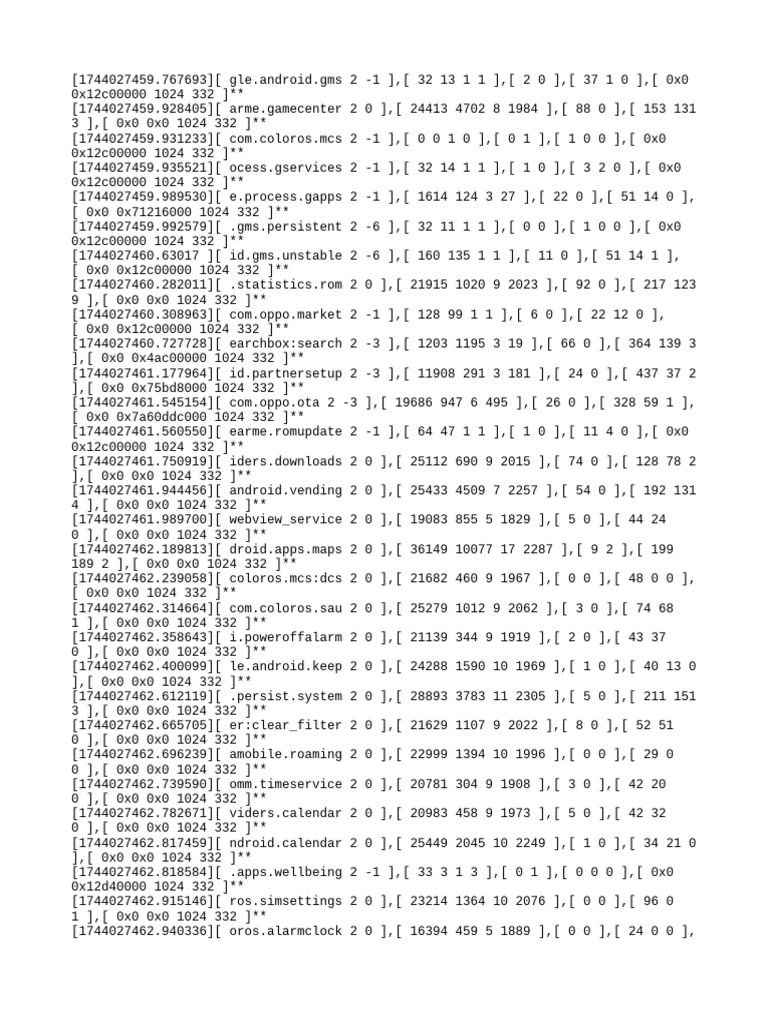 Android System Process Logs Analysis | PDF | Embedded Linux ...