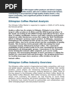 Ethiopian Coffee Export Report 2023/24 | PDF | Coffee | Ethiopia