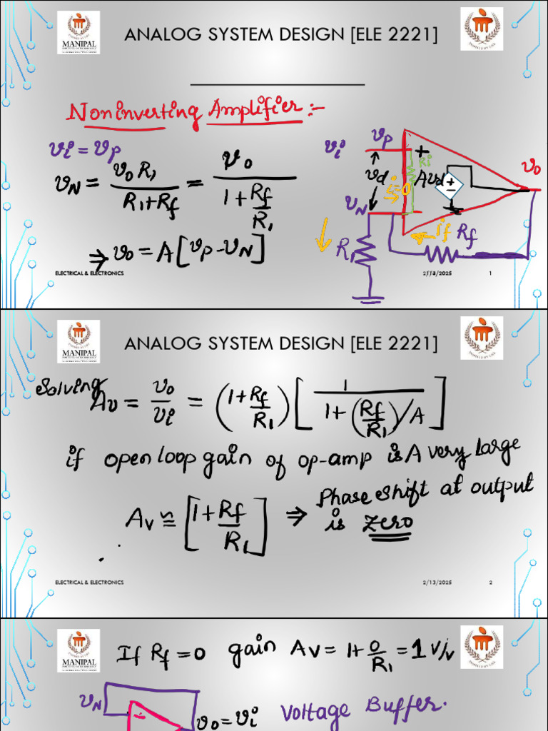 Analog System Design Overview | PDF