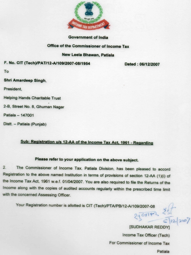 Helping Hands Charitable Trust - Project Report-1-103 | PDF | Expense ...