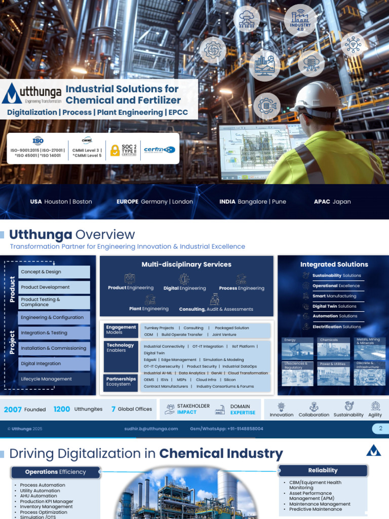 Utthunga Technologies: Engineering Solutions | PDF | Engineering | Business