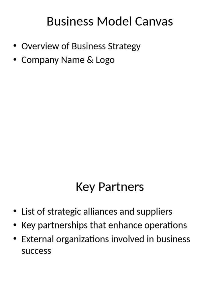 Business Model Canvas Overview Guide | PDF