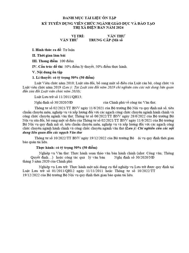 Van Thu | PDF