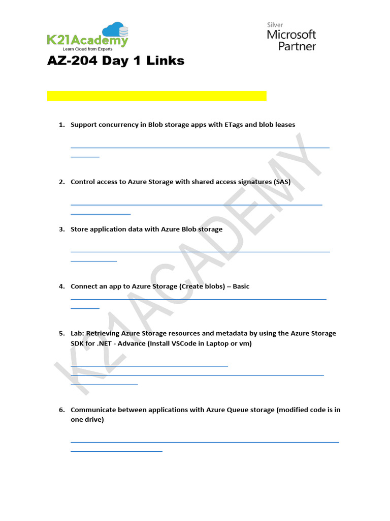 Day+1 Task List Ed1 | PDF
