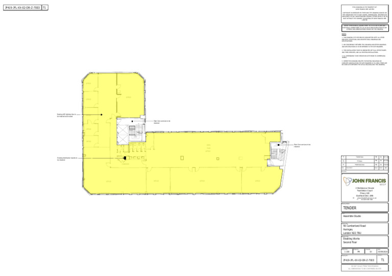 Office Enabling Works Drawing Details | PDF