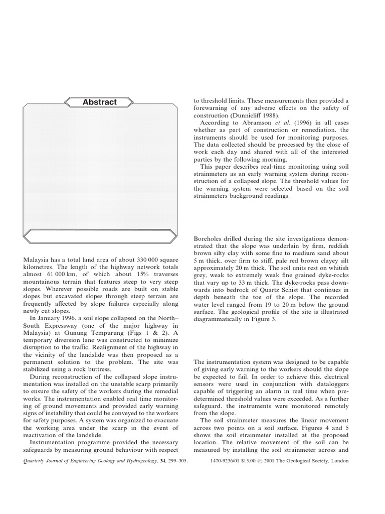 Early Warning System for Landslides | PDF | Landslide | Silt