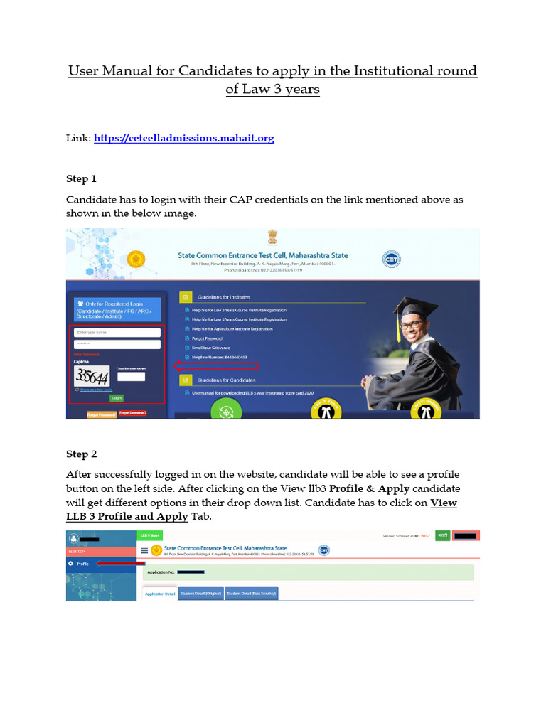 Institutional Round Application Guide | PDF