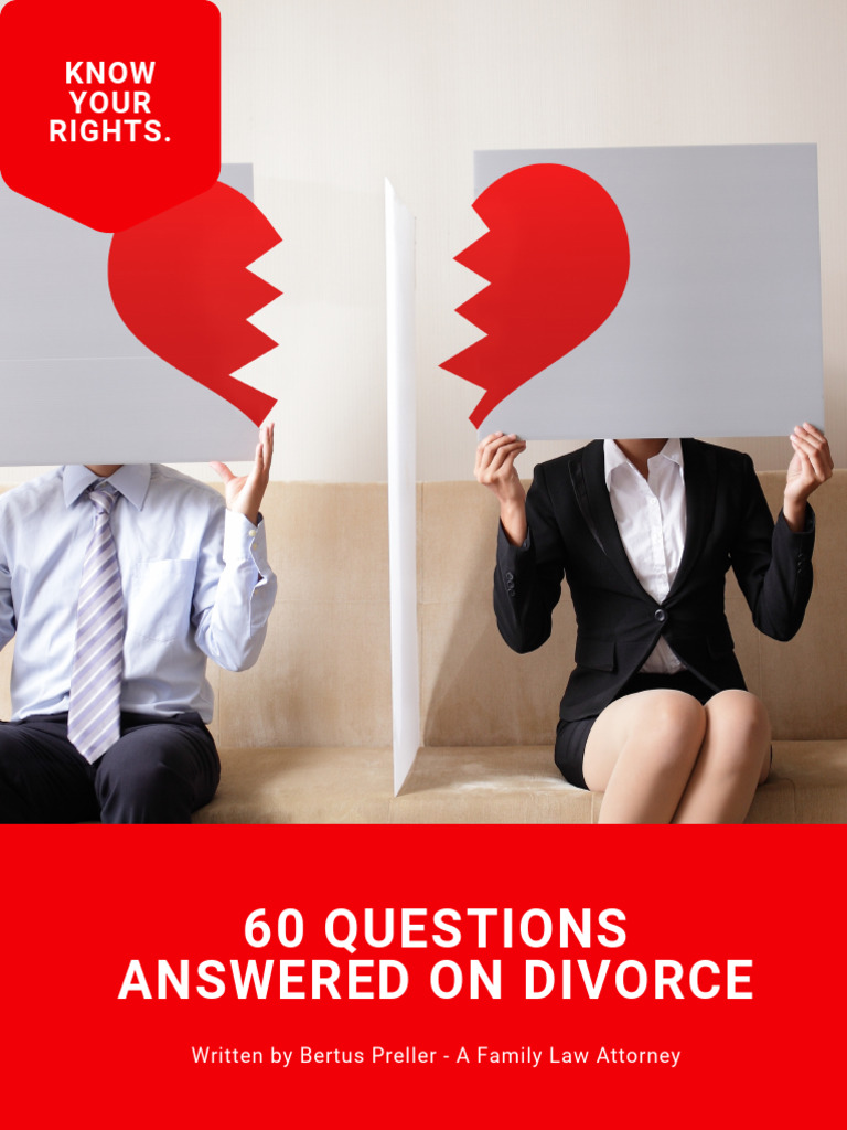 Divorce Rights: 60 Key Questions Answered | PDF | Alimony | Divorce