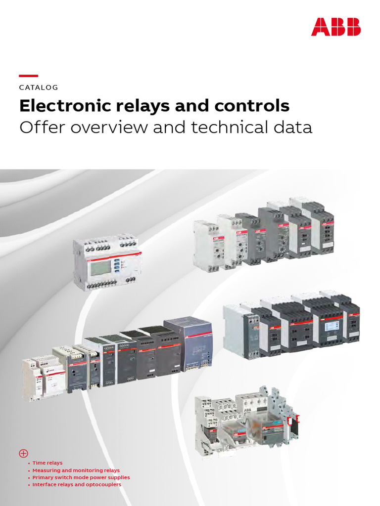 Electronic Relays and Controls Catalog | PDF | Relay | Alternating Current