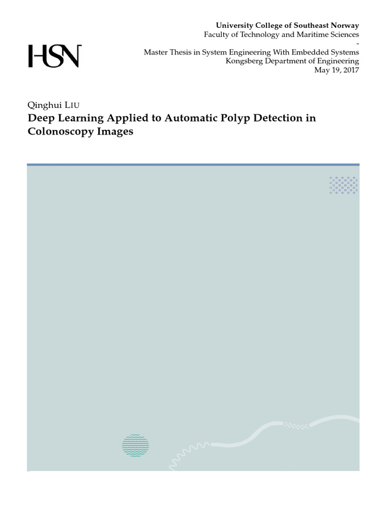 Deep Learning for Polyp Detection | PDF | Machine Learning | Deep Learning