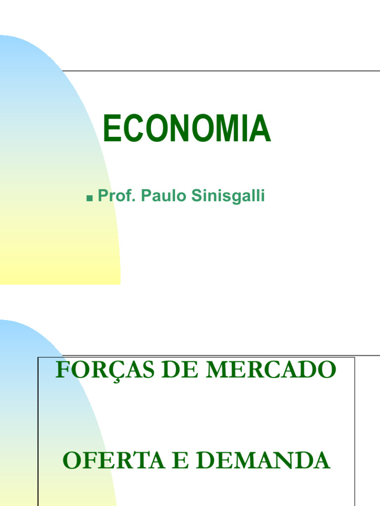 Oferta e Demanda: Fundamentos do Mercado | PDF | Demanda | Oferta e procura