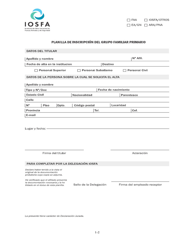 form GFP | PDF
