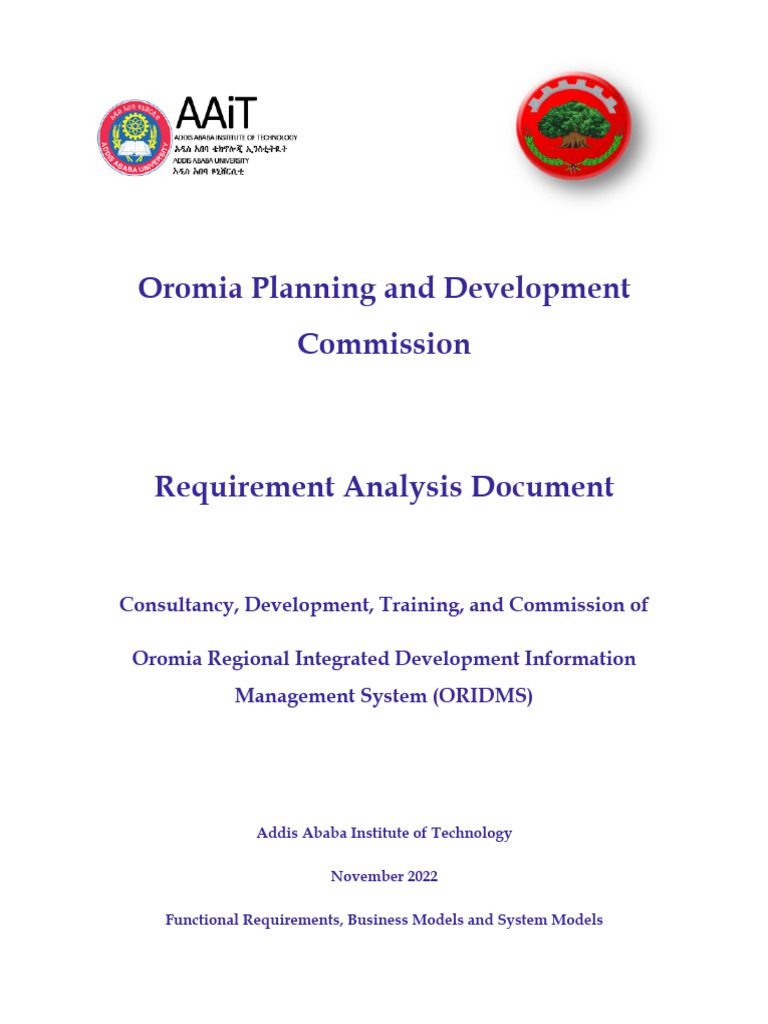 Requirements Analysis Document V5.0 | PDF | Password | User Interface