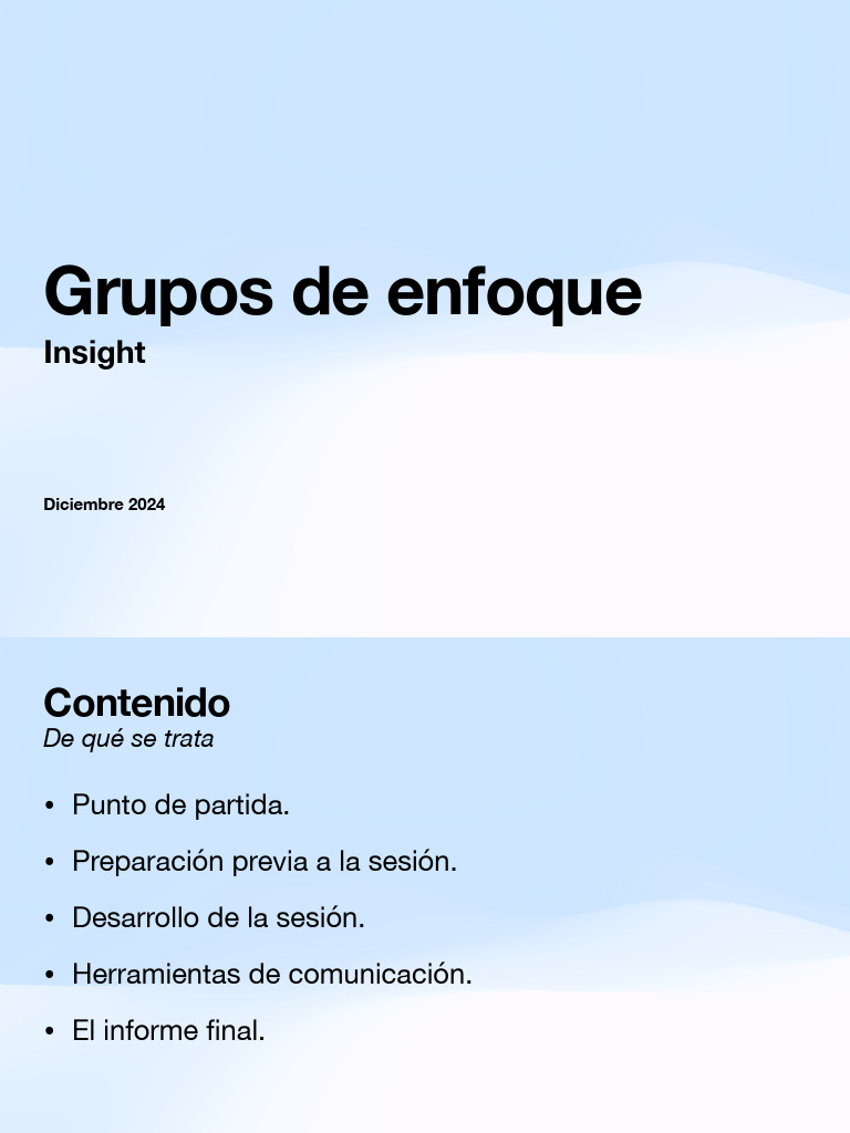 Guía para Grupos de Enfoque Efectivos | PDF