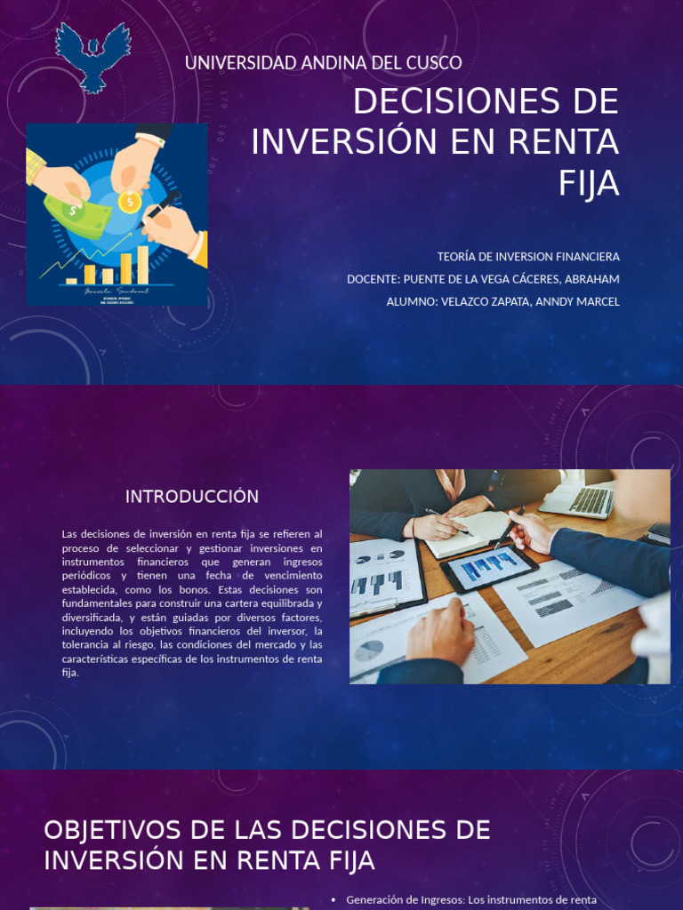Decisiones de Inversión en Renta Fija | PDF | Inversiones | Renta Fija