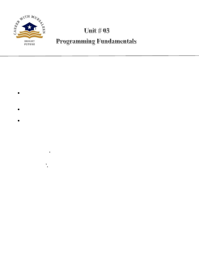 Class 11 IT Chapter 3 Notes | PDF | Python (Programming Language ...
