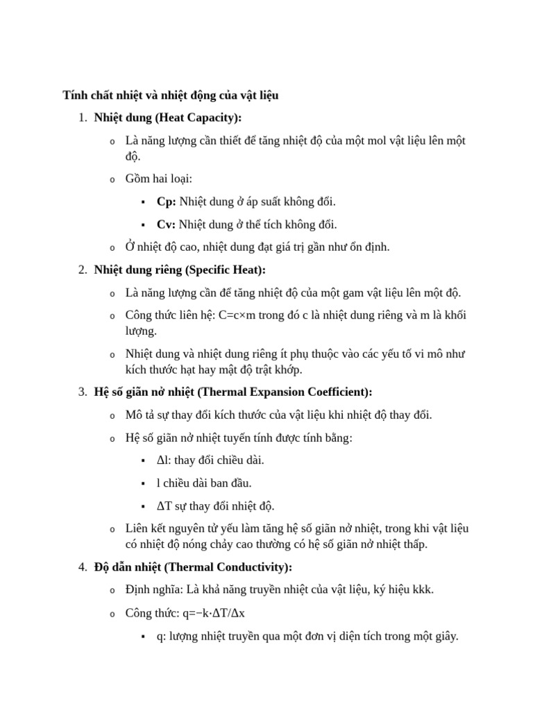 N I Dung Ôn TCVL | PDF