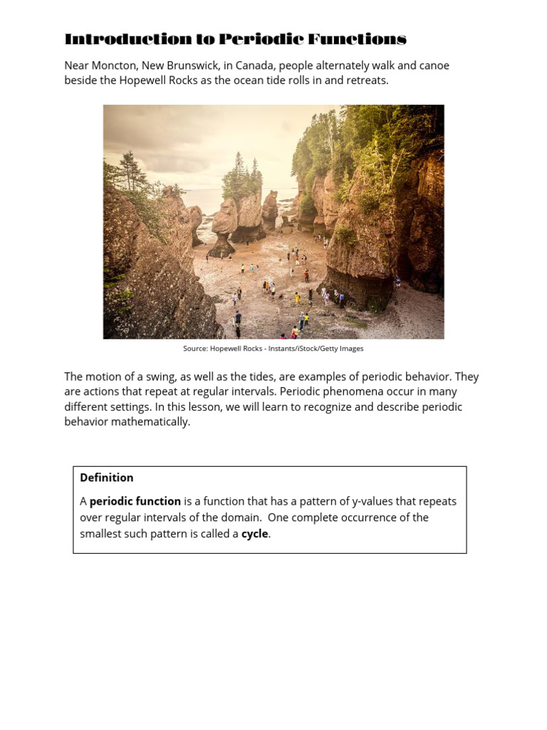 Understanding Periodic Functions | PDF | Function (Mathematics ...