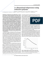 Letter: Holographic Three-Dimensional Telepresence Using Large-Area Photorefractive Polymer