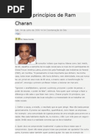 Os dez princípios de Ram Charan