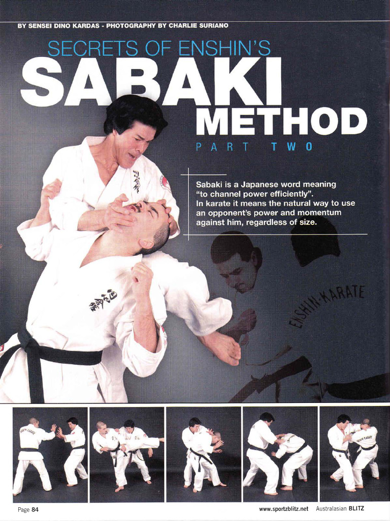 Enshin's Sabaki Method Explained | PDF | Karate