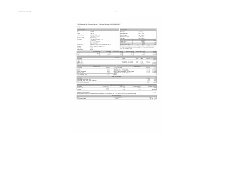 My Payslips - Workday 1231251281395 | PDF