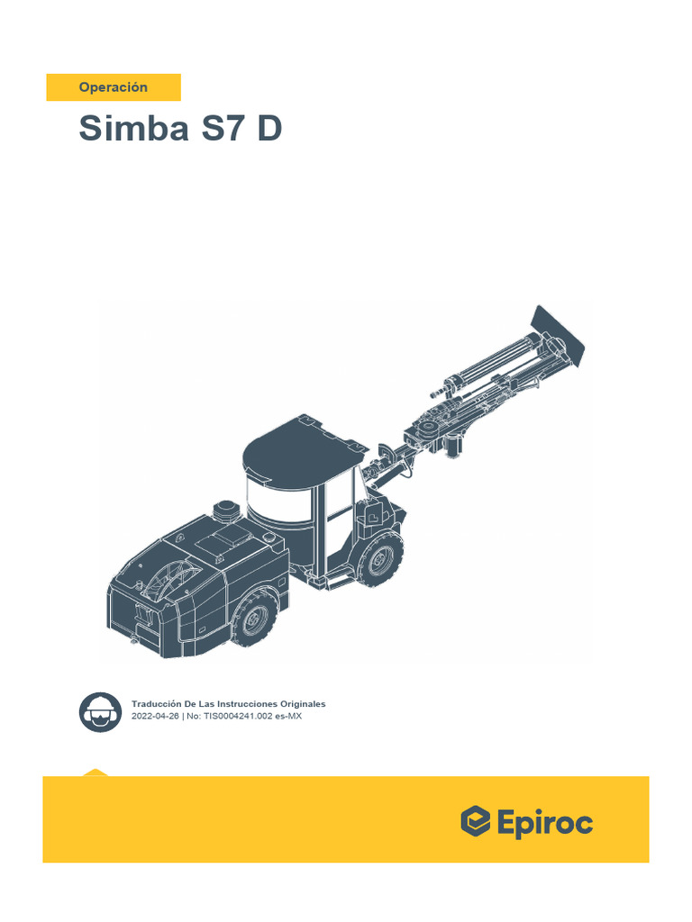 Instrucciones Operativas Simba S7 D | PDF | Cambiar | Motor diesel