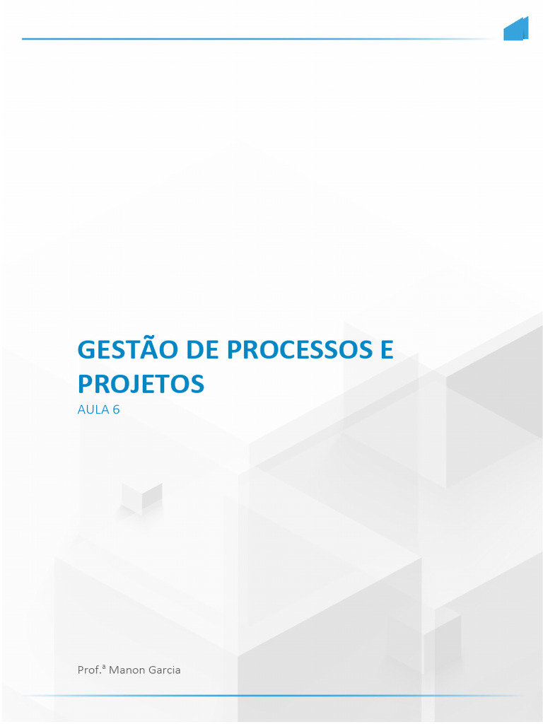 Gestão de Processos e Projetos: Modelagem e Mapeamento | PDF ...