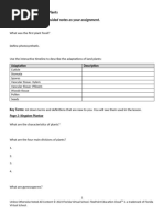 Plant Structure and Function Lab Guide | PDF | Flowers | Plants