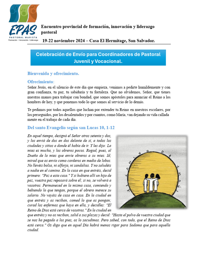 Encuentro de Formación Pastoral 2024 | PDF | Contenido del Nuevo Testamento