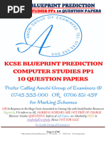 Computer Studies Paper 1 KCSE 2024 Prediction Series - Compressed ...