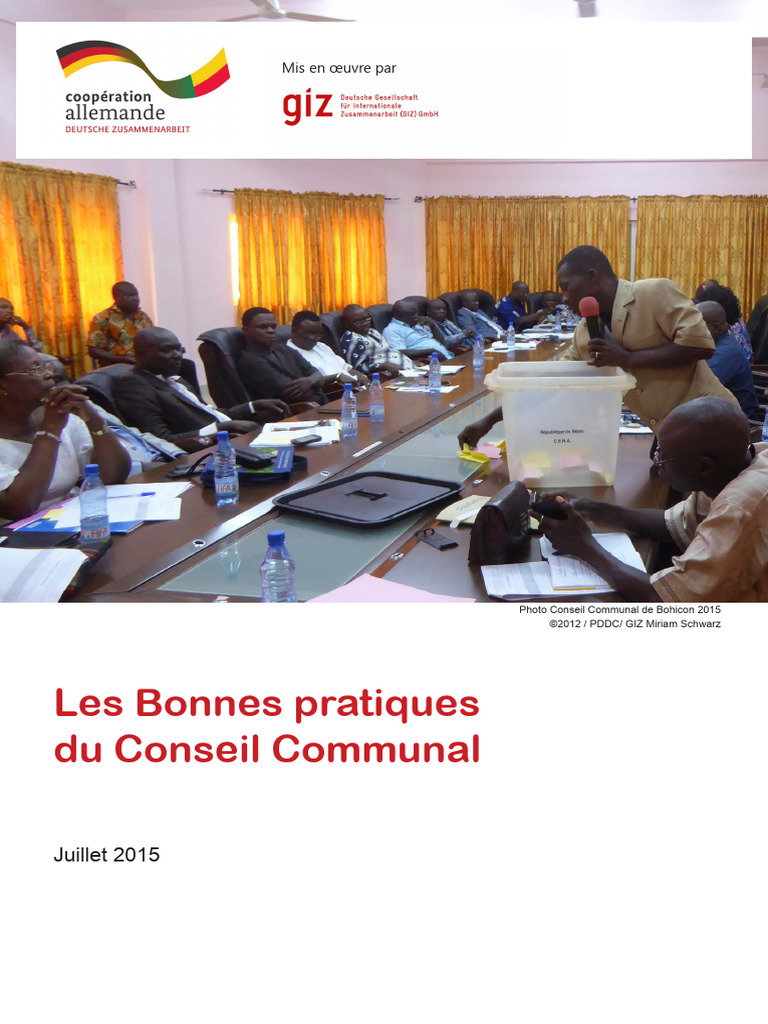 Bonnes pratiques du conseil communal | PDF | Communes de France | Budget