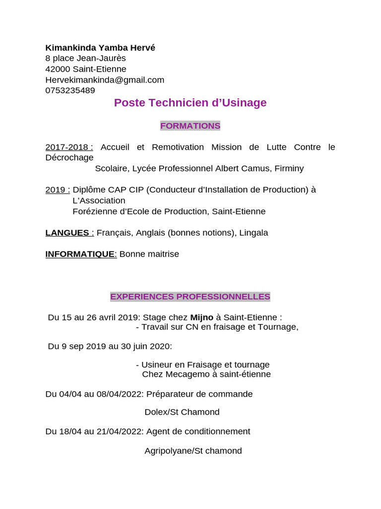 cv-de-technicien-d-usinage-saint-etienne-pdf