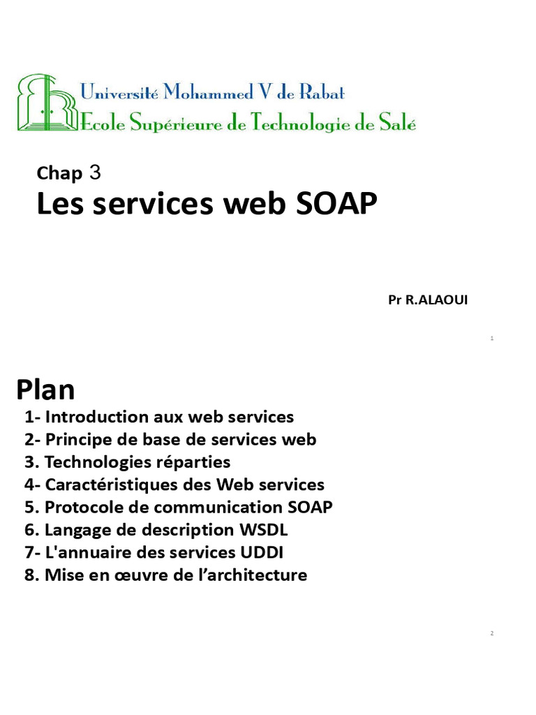 Introduction aux services web SOAP | PDF | Service web | Internet