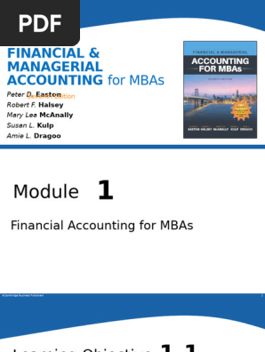 Financial Accounting Insights for MBAs | PDF | Balance Sheet