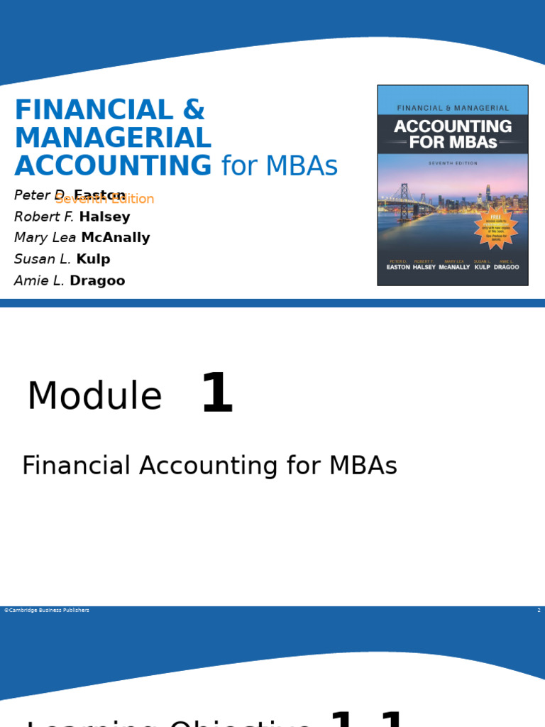 Financial Accounting Insights for MBAs | PDF | Balance Sheet | Equity ...